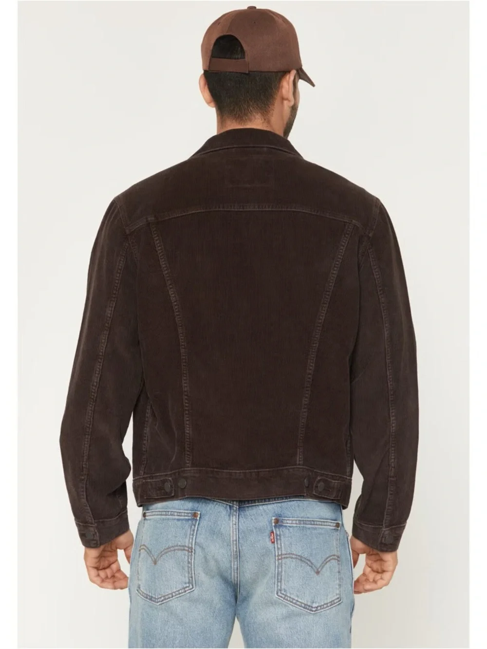 Levi's Brown Corduroy Trucker Jacket - Picture 2 of 5